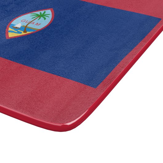 Guam Flag Snijplank (Hoek)