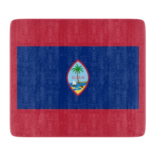 Guam Flag Snijplank (Voorkant)