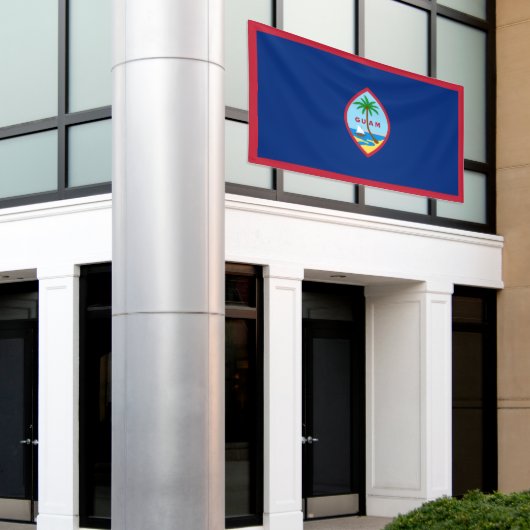 Guam Flag Spandoek (Buitenkant Gebouw)