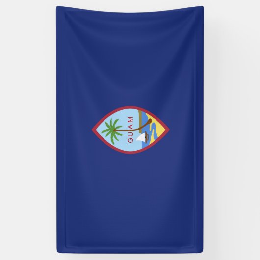 Guam Flag Spandoek (Verticaal)
