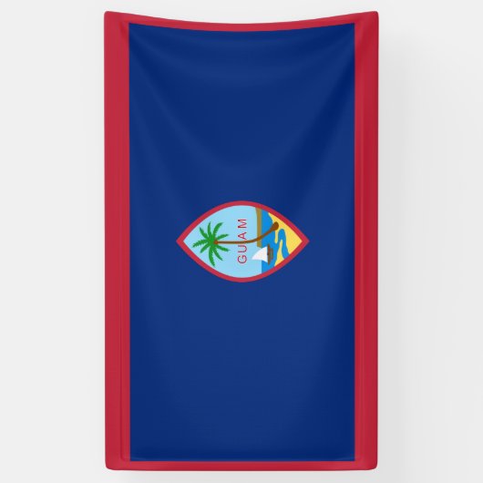 Guam Flag Spandoek (Verticaal)