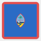 Guam Flag Sticker (Voorkant)