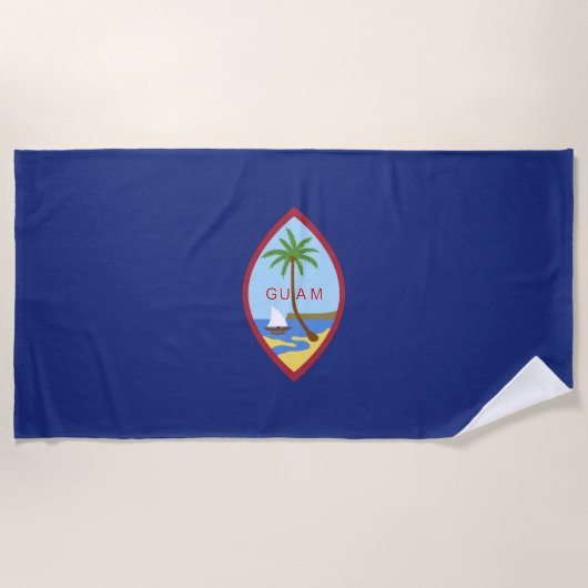 Guam Flag Strandlaken (Voorkant)