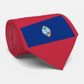 Guam Flag Stropdas (Opgerold)