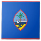 Guam Flag Tegel Tegeltje (Voorkant)