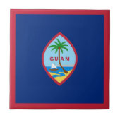 Guam Flag Tegeltje (Voorkant)