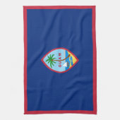 Guam Flag Theedoek (Verticaal)