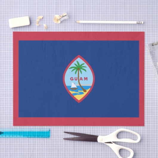 Guam Flag Tissuepapier (Craft)