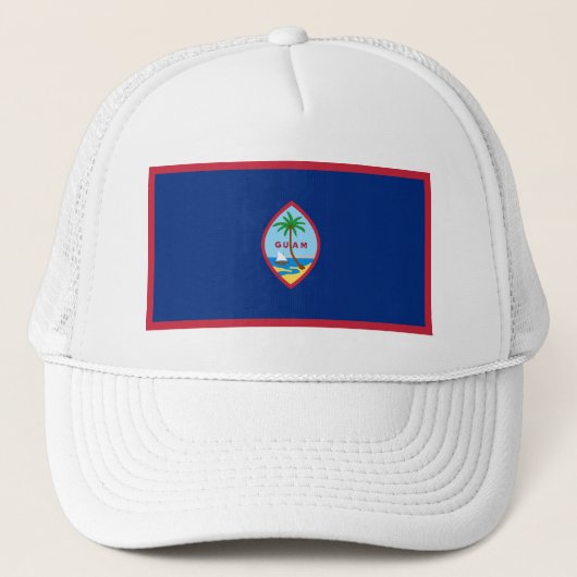 Guam Flag Trucker Pet (Voorkant)