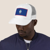 Guam Flag Trucker Pet (In situ)