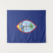 Guam Flag Wandkleed (Voorkant (horizontaal))