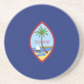 Guam Flag Zandsteen Onderzetter (Voorkant)