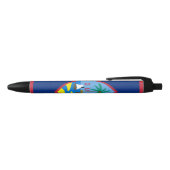 GUAM FLAG ZWARTE INKT PEN (Bovenkant)