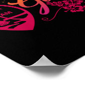 Guam Flower Chamorrita Guam Island Guamanian Girl Poster (Hoek)