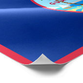 Guam - Golfvlag - Poster (Hoek)