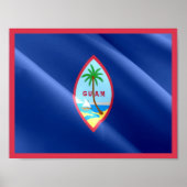 Guam - Golfvlag - Poster (Voorkant)