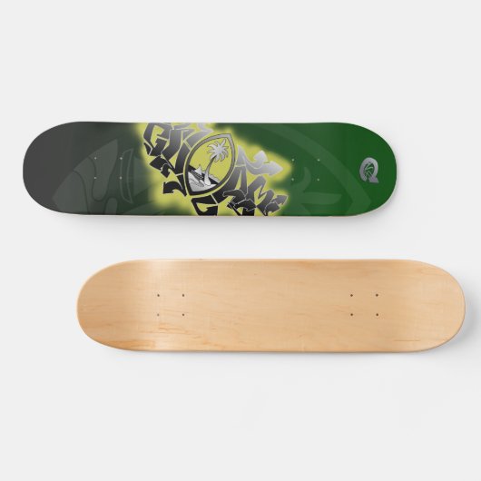 Guam Graffiti Deck II Persoonlijk Skateboard (Horizontaal)