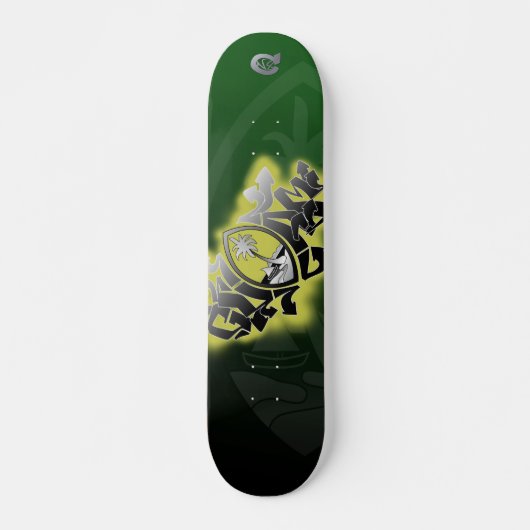 Guam Graffiti Deck II Persoonlijk Skateboard (Voorkant)