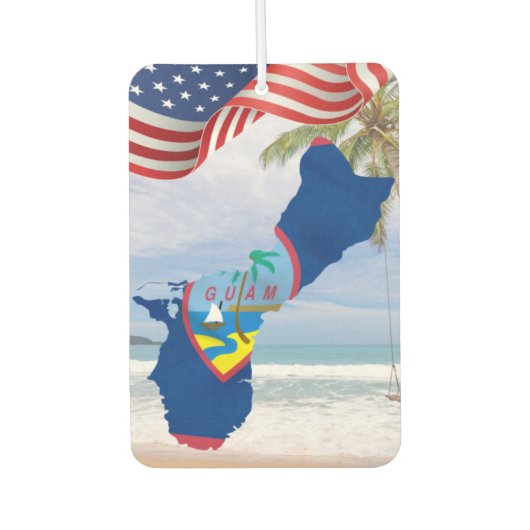 Guam Guamanian Chamorro Car Accessoire Luchtverfrisser (Voorkant)