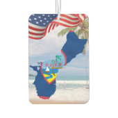 Guam Guamanian Chamorro Car Accessoire Luchtverfrisser (Achterkant)