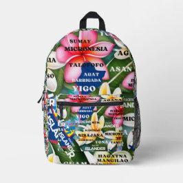 Guam Guamanina Chamorro Bag Bedrukte Rugzak