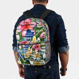 Guam Guamanina Chamorro Bag Bedrukte Rugzak