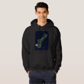 Guam Island Aerial Photograph Hoodie (Voorkant volledig)