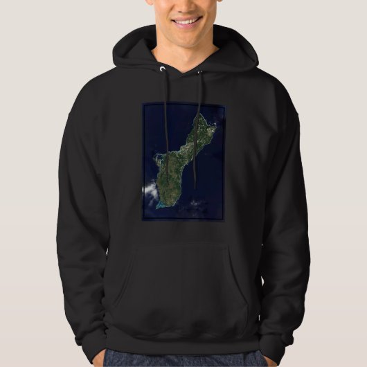 Guam Island Aerial Photograph Hoodie (Voorkant)