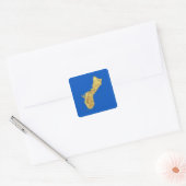 Guam Kaart Sticker (Envelop)