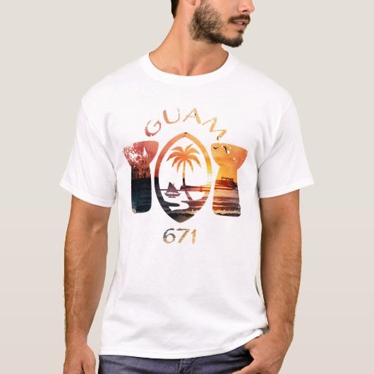 Guam Latte Stones T-shirt (Voorkant)