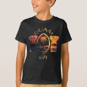 Guam Latte Stones T-shirt (Voorkant)