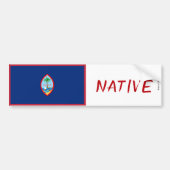 Guam Native Bumpersticker (Voorkant)