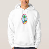 Guam Officieel wapenschild, heraldry-symbool Hoodie (Voorkant)