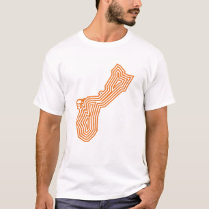 Guam Oranje Burst T-shirt