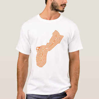 Guam Oranje Burst T-shirt