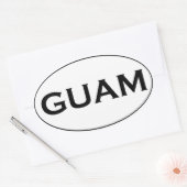 GUAM OVALE STICKER (Envelop)