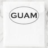 GUAM OVALE STICKER (Tas)