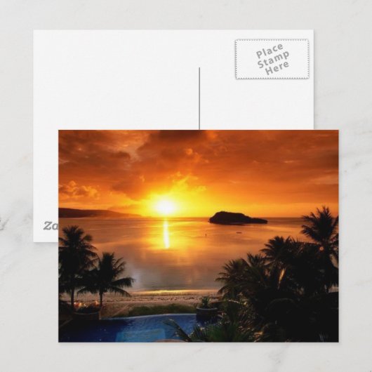 Guam Post Card Briefkaart (Voorkant / Achterkant)