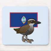 Guam Rail met vlag Muismat (Voorkant)