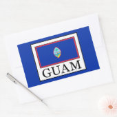 Guam Rechthoekige Sticker (Envelop)