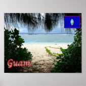 Guam - Ritidian Beach Poster (Voorkant)