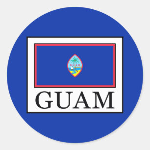 Guam Ronde Sticker
