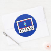 Guam Ronde Sticker (Envelop)