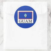 Guam Ronde Sticker (Tas)