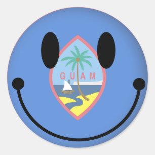 Guam Ronde Sticker