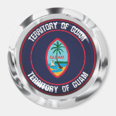 Guam Round Emblem Magneet (Voorkant)