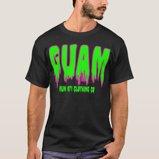 GUAM RUN 671 giftige ordot pomp T-shirt (Voorkant)