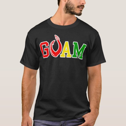 GUAM RUN 671 Island Reggae Hook T-shirt (Voorkant)