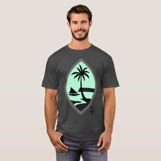 GUAM RUN 671 Mint Seal T-shirt (Voorkant volledig)