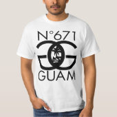 GUAM RUN 671-nummerzegel T-shirt (Voorkant)